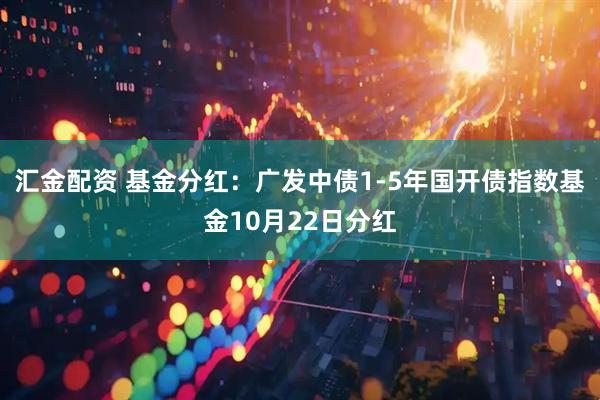 汇金配资 基金分红：广发中债1-5年国开债指数基金10月22日分红